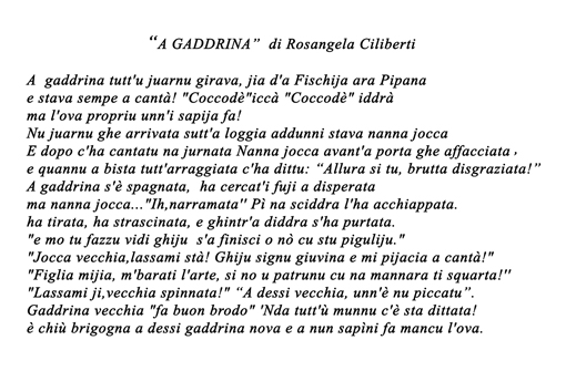 ‘A gaddrina